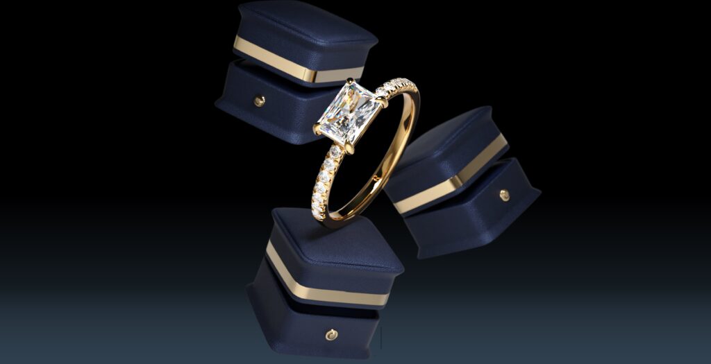pear cut diamond ring