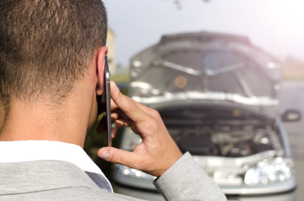 accident car towing